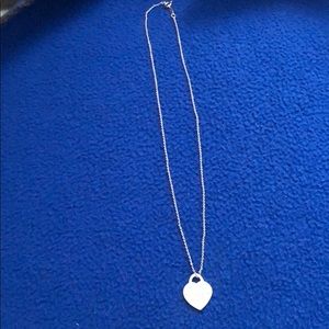 Silver Tiffany’s necklace